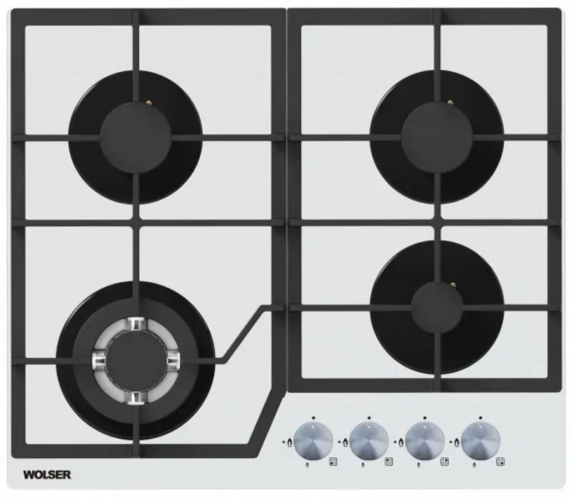 Комплект встраиваемой техники Wolser WL-6400GBNQ + WL-F67MW + WL-F60AL (White) - 3