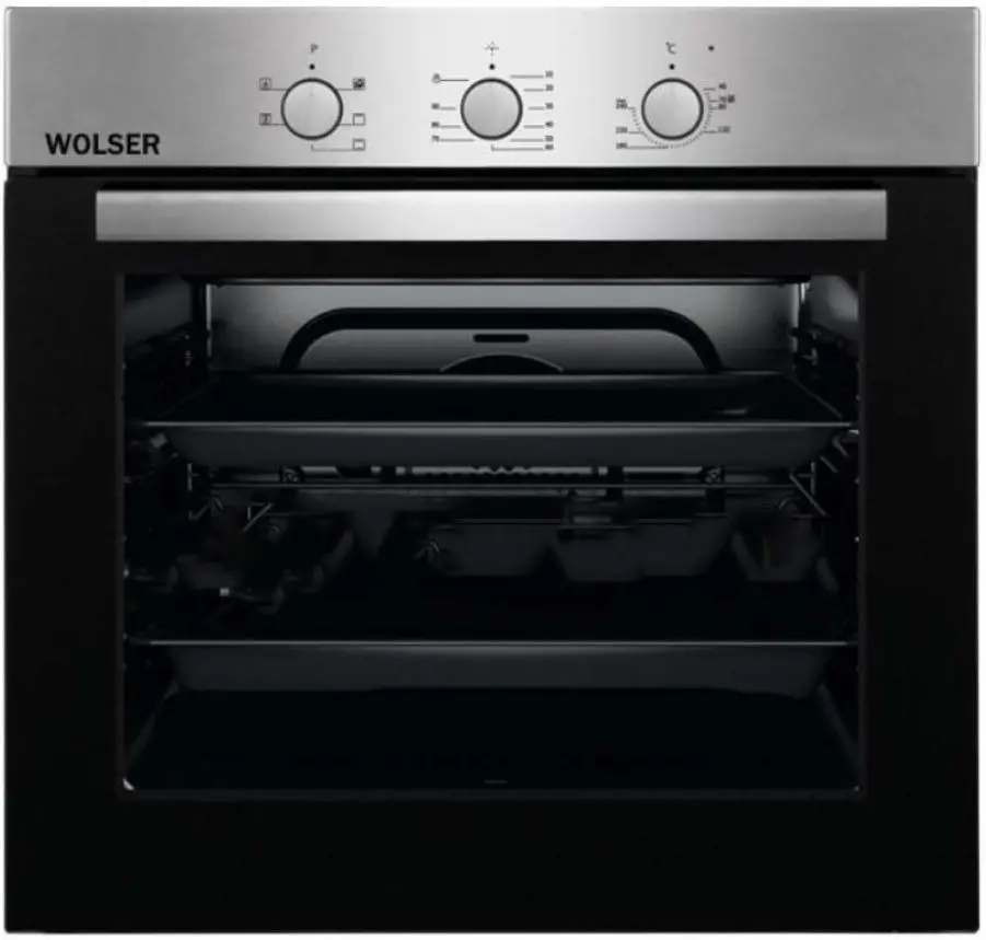 Комплект встраиваемой техники Wolser WL-F6400GBNQ + WL-F66MIX + WL-TR601AF (Inox) - 4