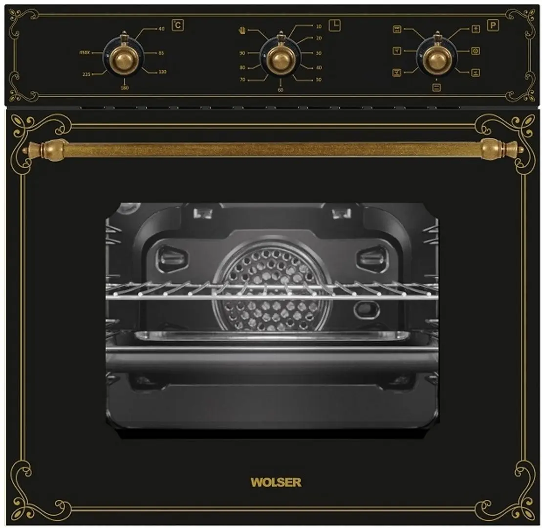 Set electrocasnice incorporabile Wolser WL-F6401GTIC + WL-F66 + WL-B60M (Black Rustic) - 4
