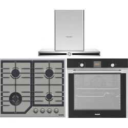 Set de aparate încorporate Wolser WL- F6402GTIC + WL-TR652M + WL-TR09DBIX (Inox)