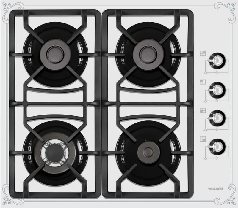 Set electrocasnice incorporabile Wolser WLF6401GTIC + WLF66 + WLB60M (Rustic White) - 2