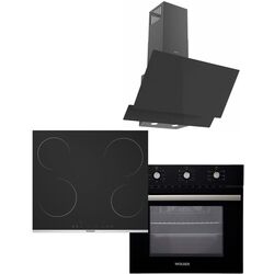Set electrocasnice incorporabile Wolser WLTR640EL + WLF67M + WLF60TC (Black)
