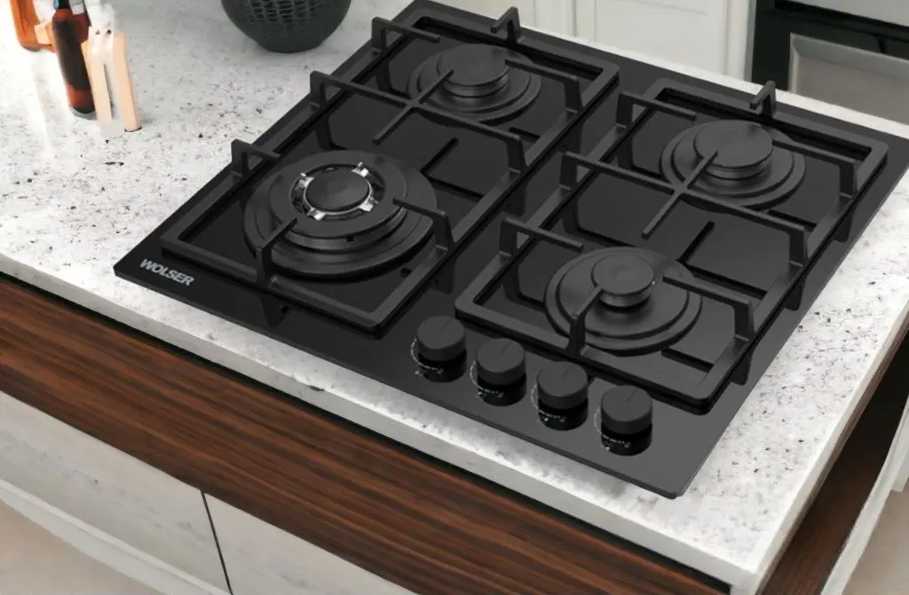 Plita de gaz incorporabila Wolser WL-BRD 6402 FFD (Black)