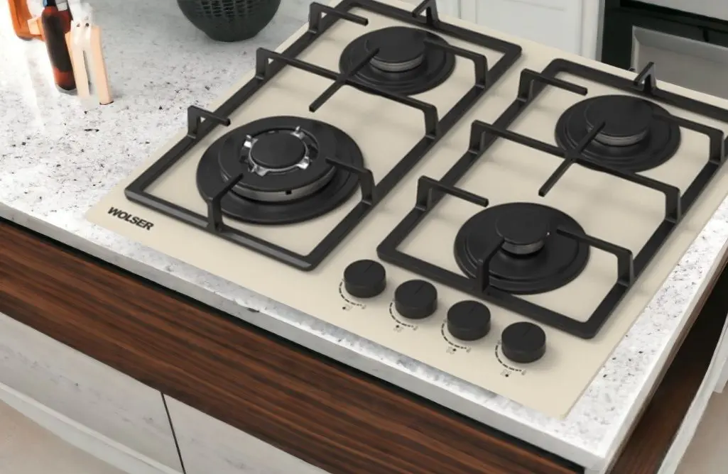 Plita de gaz incorporabila Wolser WL-BRD 6402 FFD (Ivory)