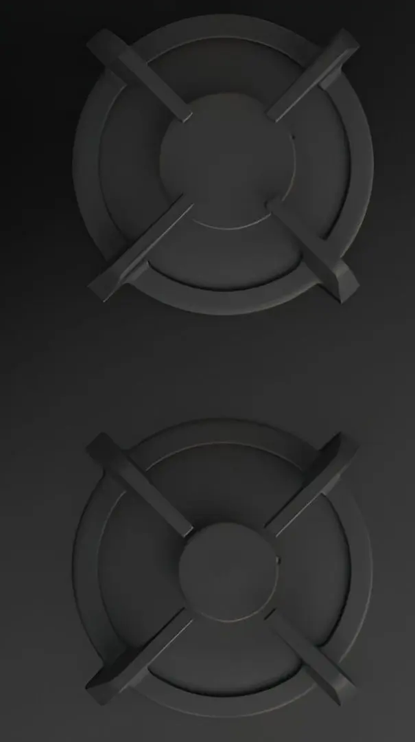 Aragaz incorporabil Wolser WL-BRD 6404 BL GL Turbo FFD (Black)