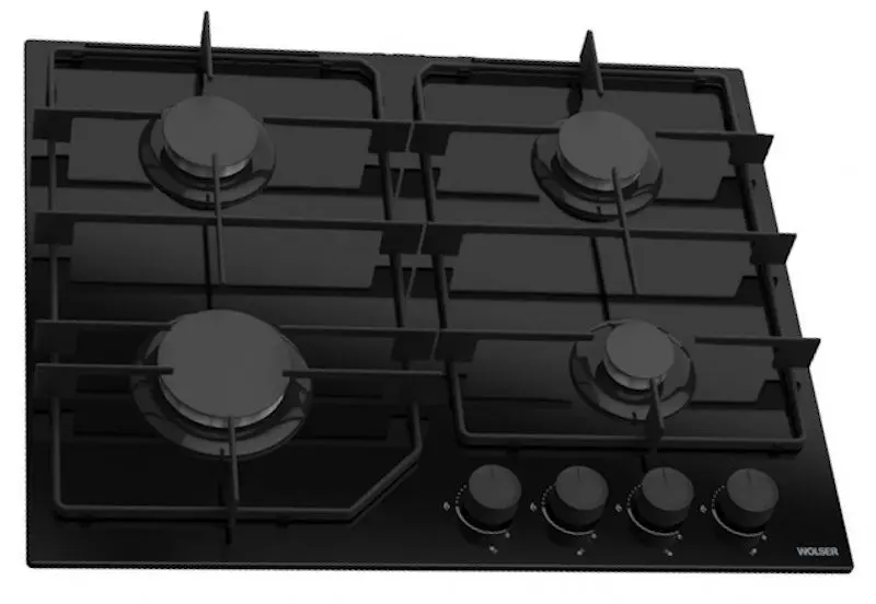 Встраиваемая газовая варочная панель Wolser WL- F 6405 GT IC FFD (Black)