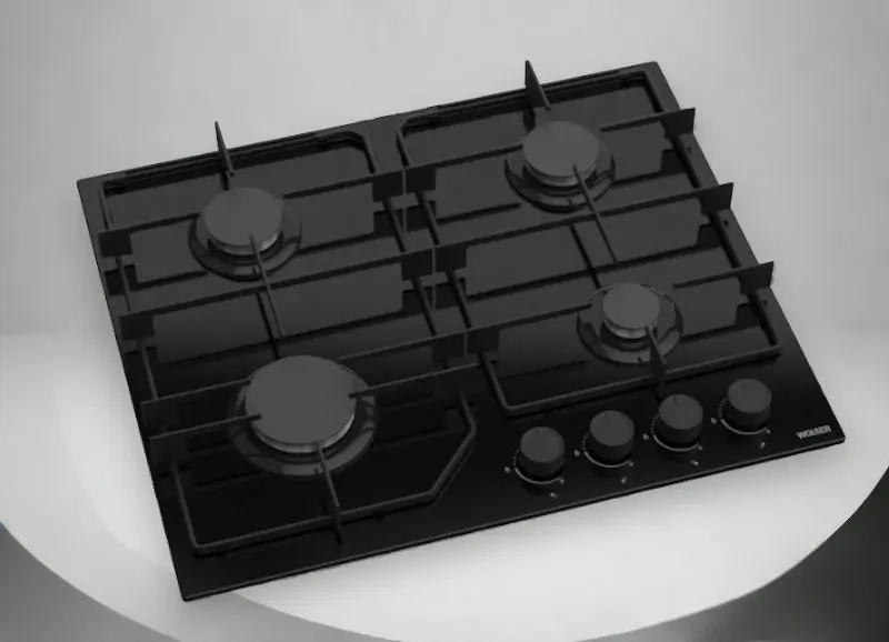 Встраиваемая газовая варочная панель Wolser WL- F 6405 GT IC FFD (Black)