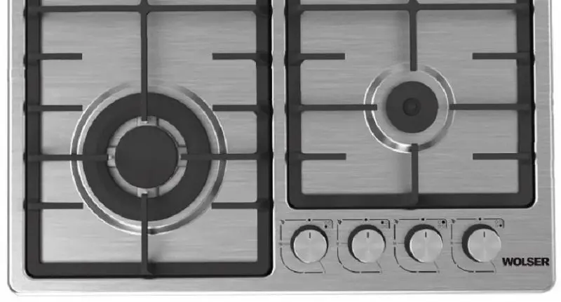 Plita de gaz incorporabila Wolser WL-TR 6400 Turbo FFD (Inox)