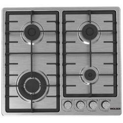 Plita de gaz incorporabila Wolser WL-TR 6400 Turbo FFD (Inox)
