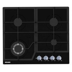 Встраиваемая варочная газовая панель Wolser WL-6400 GBN Q (Black)