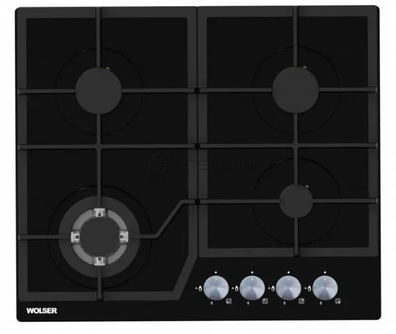Встраиваемая варочная газовая панель Wolser WL-6400 GBN Q (Black)