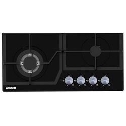 Встраиваемая варочная газовая панель Wolser WL-6400 GBN Q (Black) Thumb