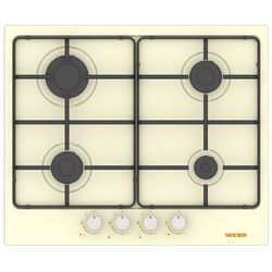 Встраиваемая варочная газовая панель Wolser WL-F 6400 EN (Ivory)