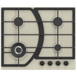 Plita incorporabila pe gaz Wolser WL-F 6400 EN Turbo FFD (Ivory)