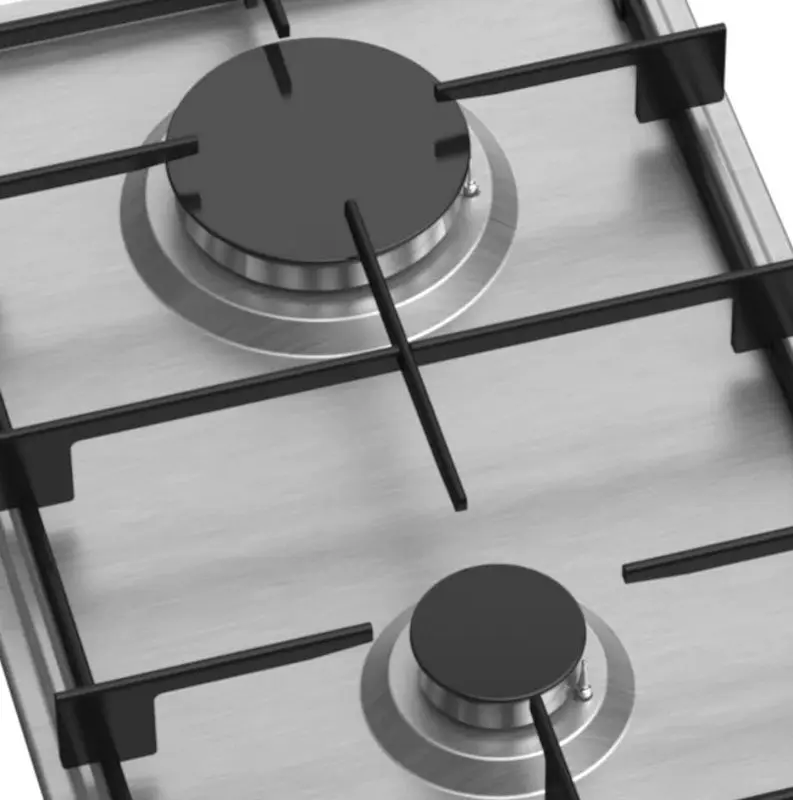 Встраиваемая газовая варочная панель Zanetti Eco 1020 (Inox) - 3