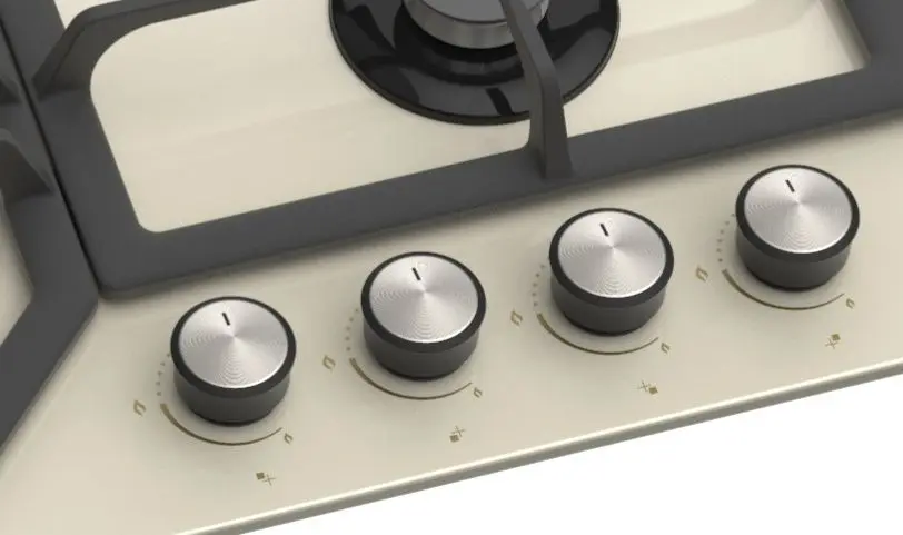 Встраиваемая газовая варочная панель Zanetti Eco 1145 (Beige) - 2