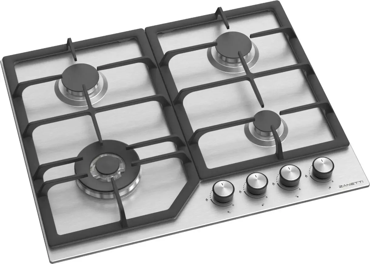 Встраиваемая газовая варочная панель Zanetti Eco 1145 (Inox)