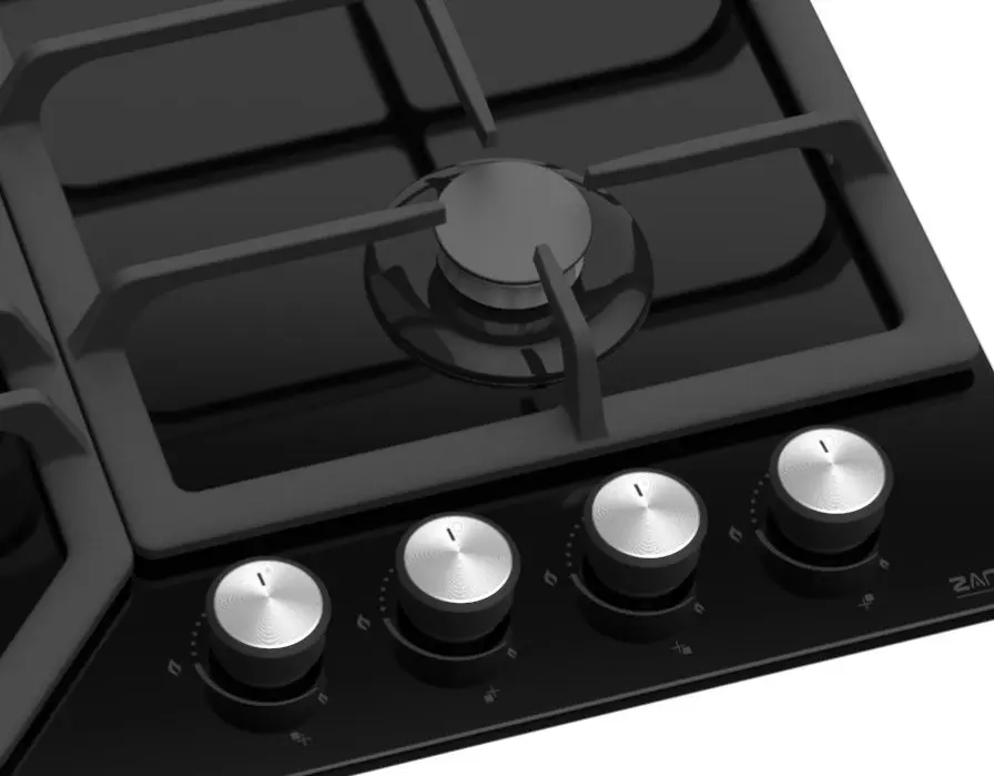 Встраиваемая газовая варочная панель Zanetti Eco 1145 (Matte Black) - 2