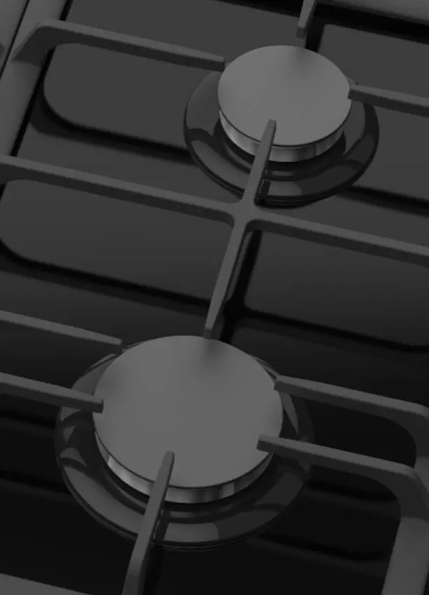 Встраиваемая газовая варочная панель Zanetti Eco 1145 (Matte Black) - 3