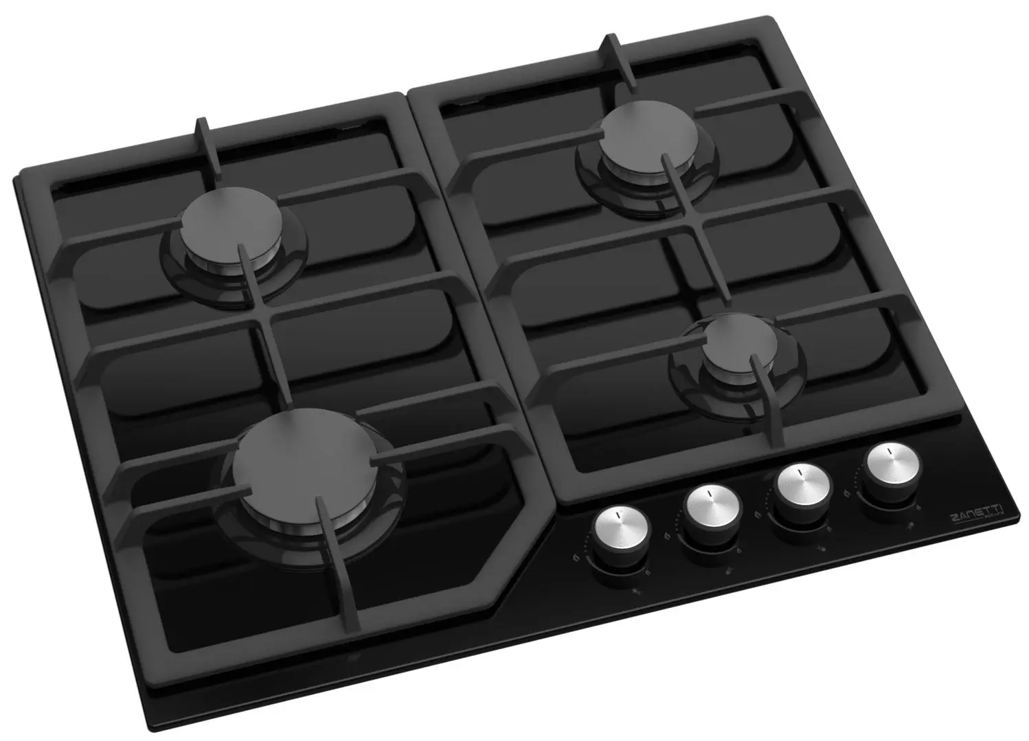 Встраиваемая газовая варочная панель Zanetti Eco 1145 (Matte Black)
