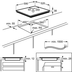 Встраиваемая электрическая варочная панель Zanussi ZHRN641K (Black) Thumb
