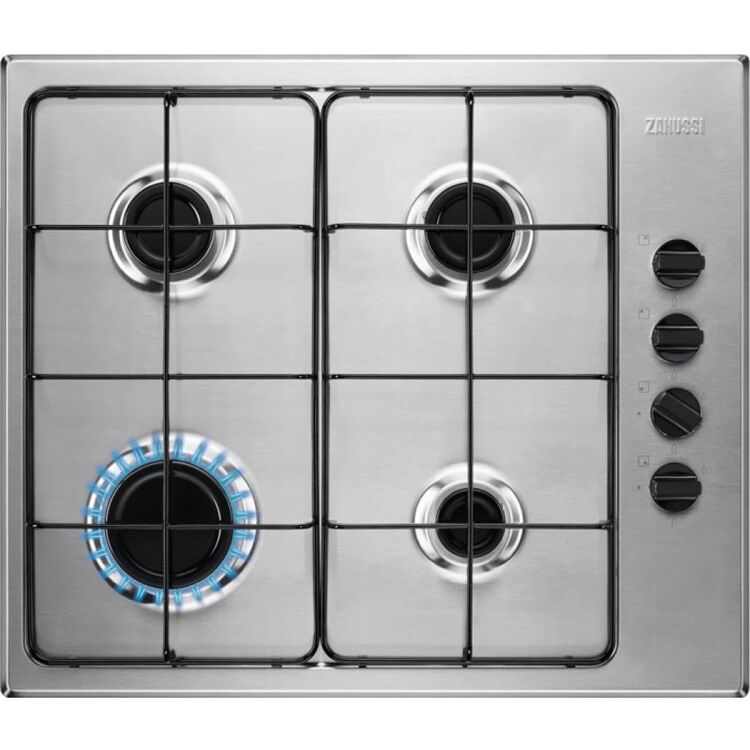 Встраиваемая газовая варочная панель Zanussi ZGH62414XA (Inox) купить в ...