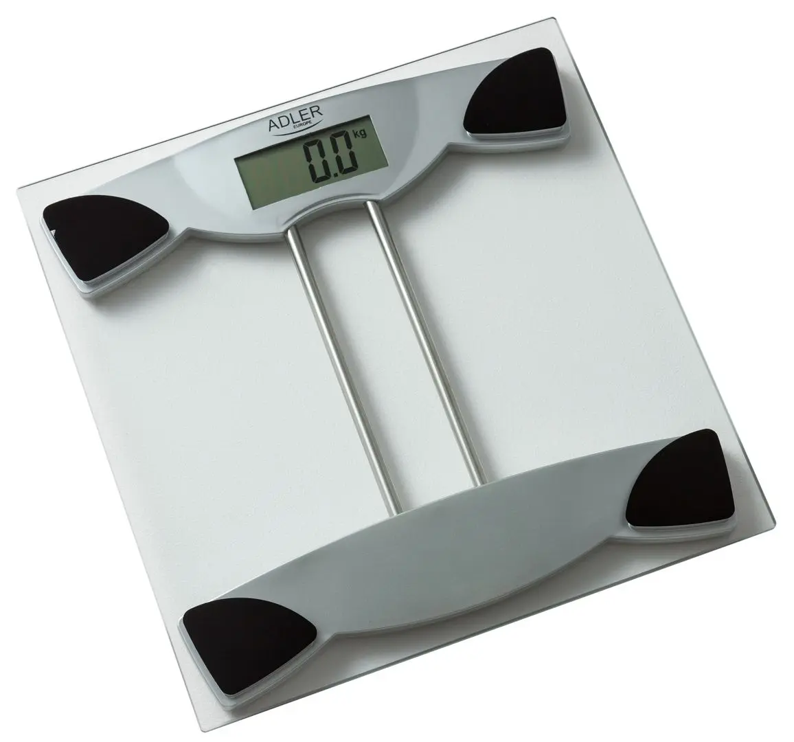 Cantar de podea Adler AD 8124 (Inox/Transparent)