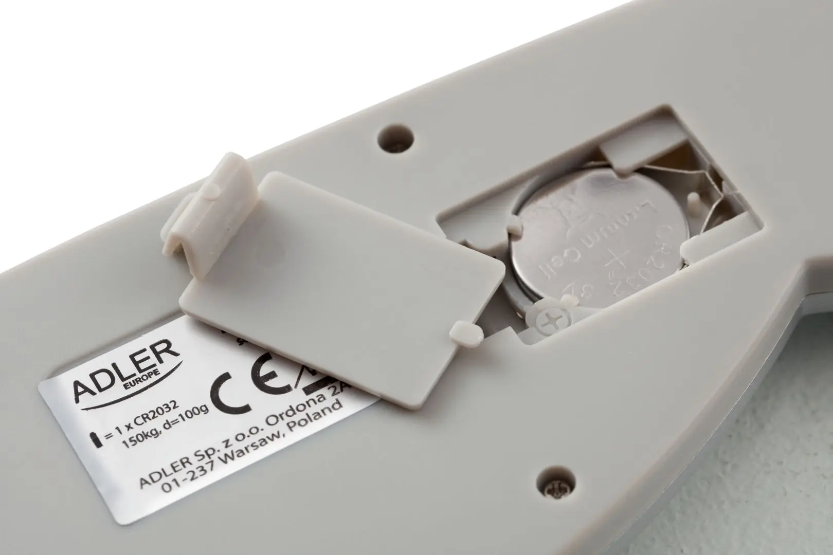 Cantar de podea Adler AD 8124 (Inox/Transparent)