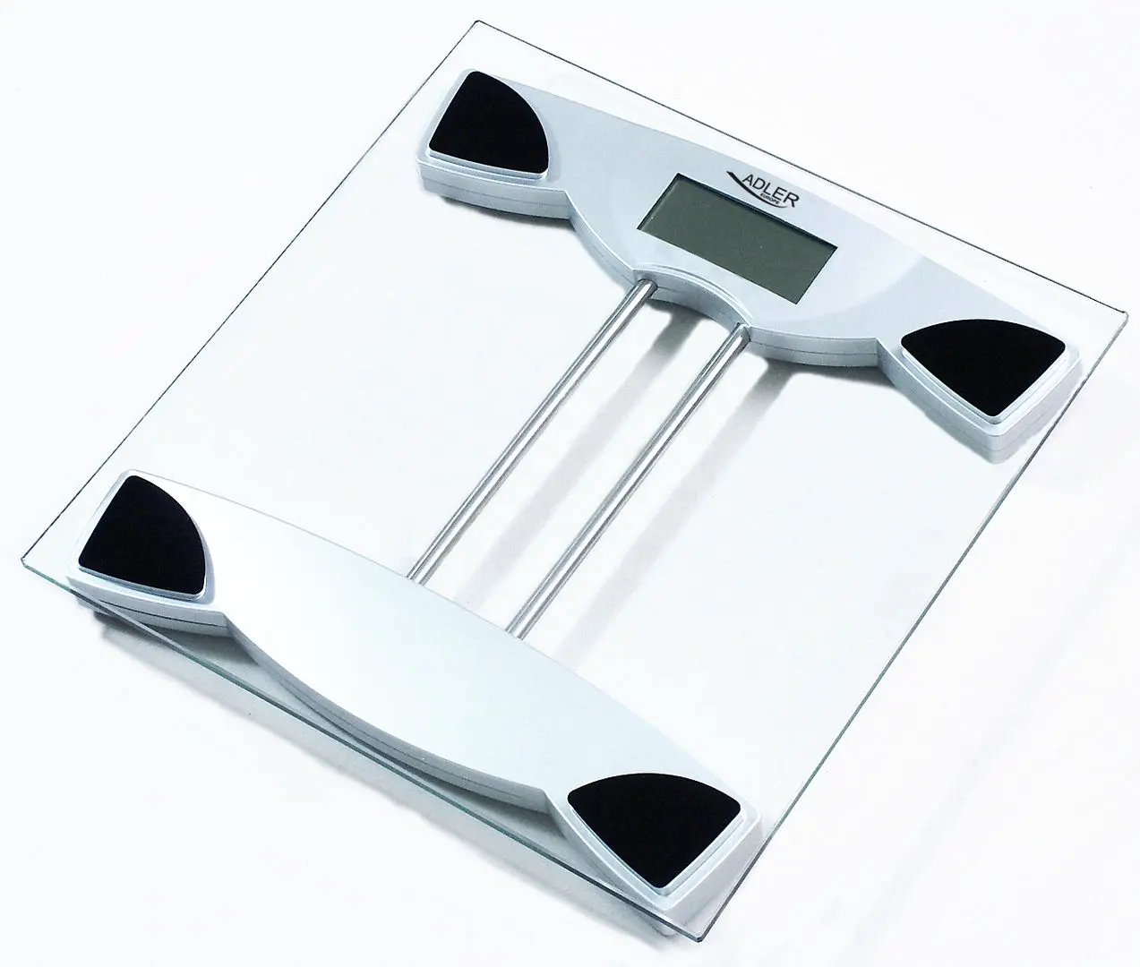 Cantar de podea Adler AD 8124 (Inox/Transparent)