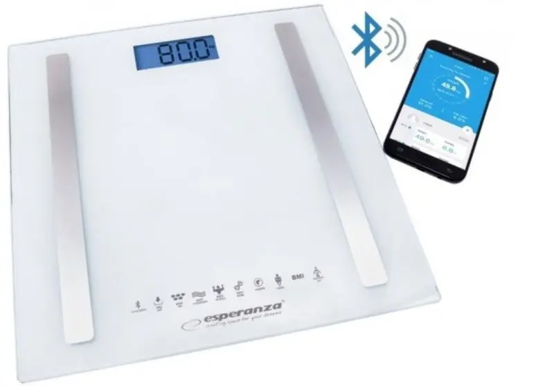 Весы напольные 8в1 Esperanza EBS016W (White)