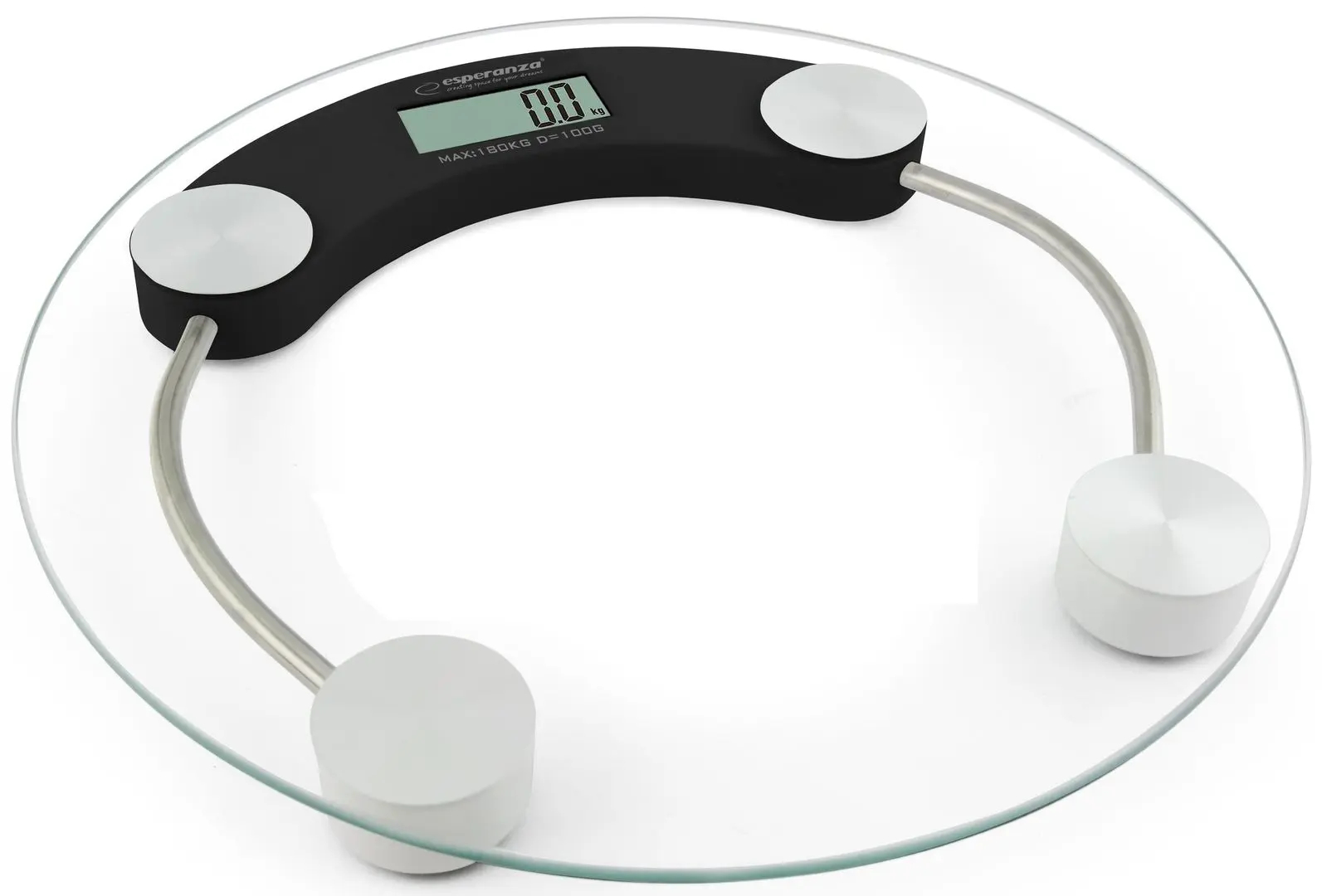 Cantar de podea Esperanza EBS007K (Black/Transparent)