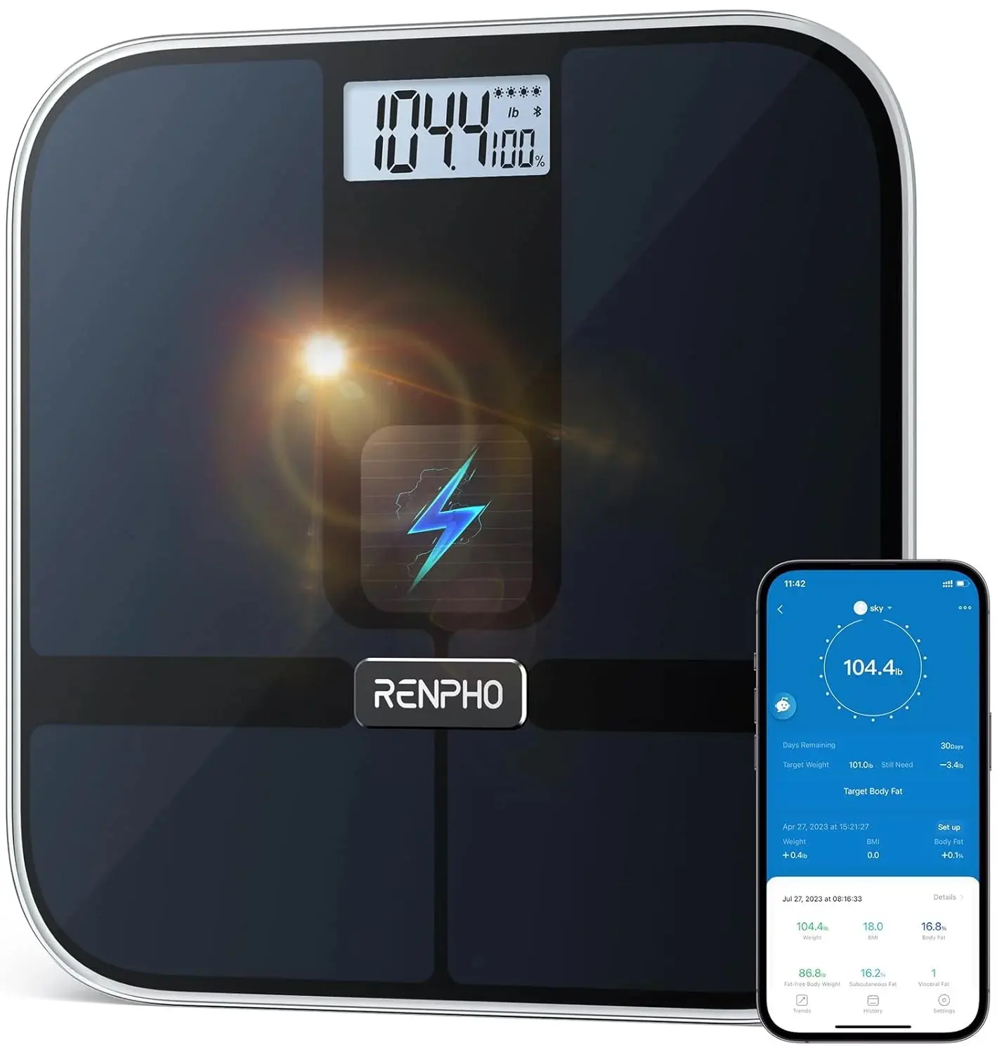 Cantar de podea Renpho R-A020 (Black)