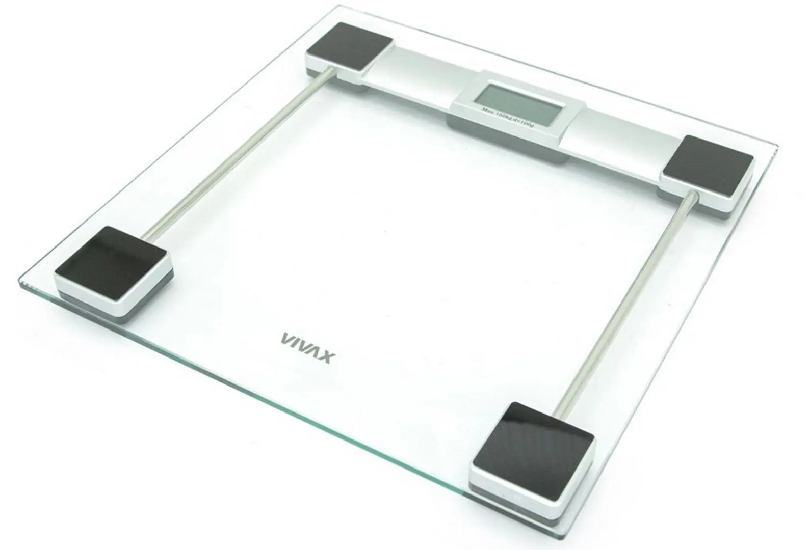 Весы напольные Vivax PS-154 (Black/Transparent)
