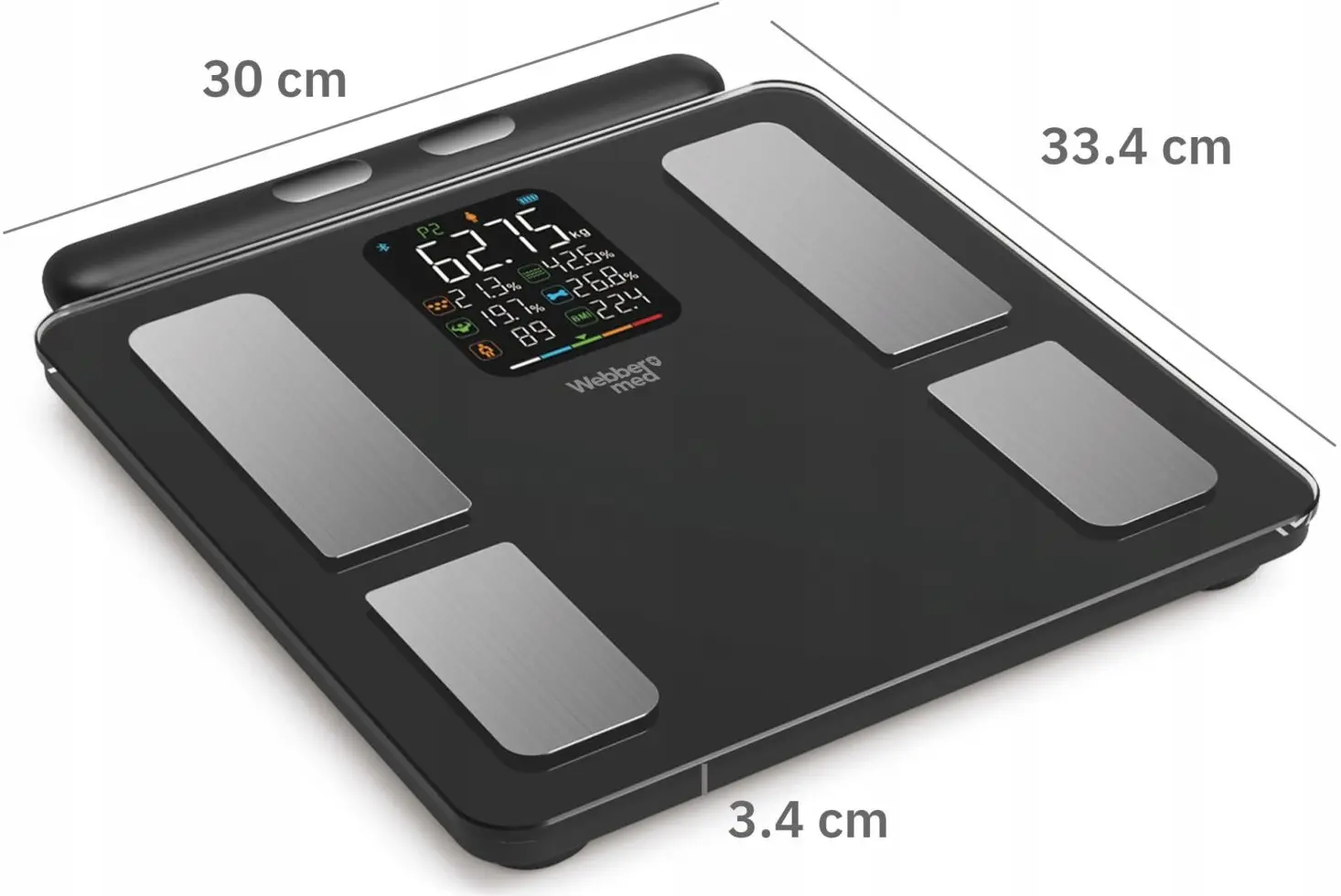 Весы напольные Webber 05IF2825A (Black) - 6