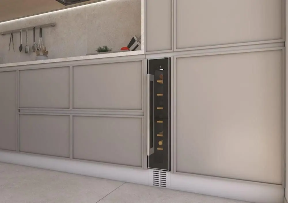 Vitrina de vinuri incorporabila Hoover HWCB 15/1 (Black)