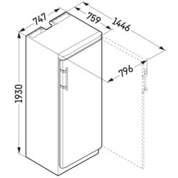 Vitrina de vinuri Liebherr GrandCru WKt 6451 (Terra) Thumb