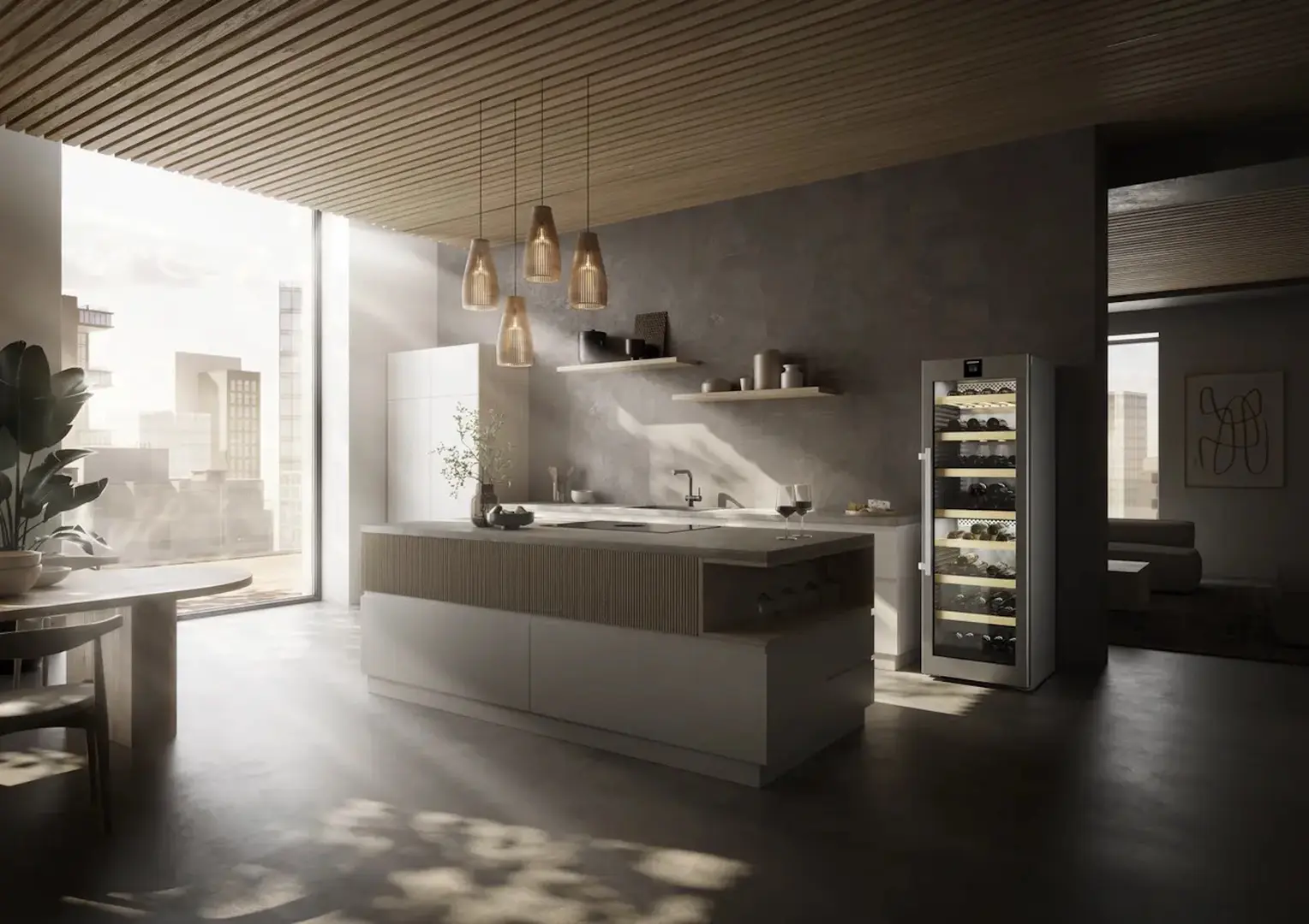 Vitrina de vinuri Liebherr Vinidor WPsd 5252 (Inox)