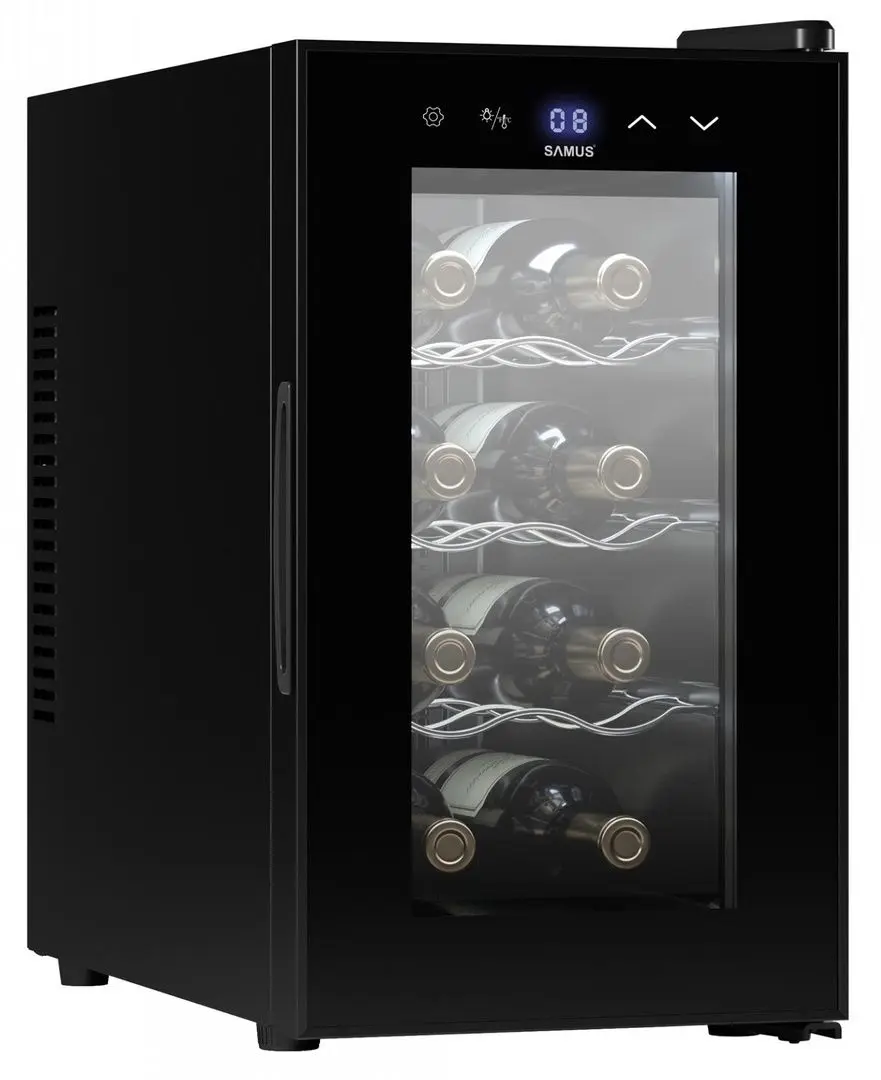 Vitrina de vinuri Samus SRV25CR8 (Black)