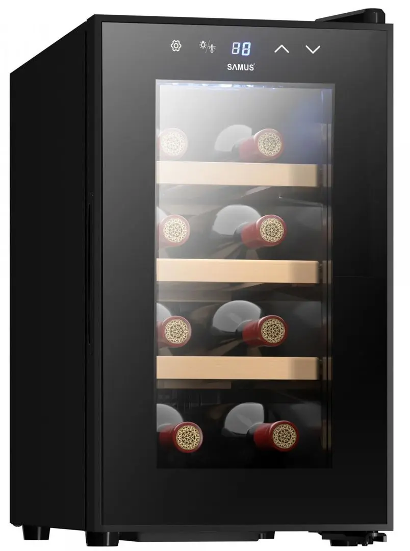 Vitrina de vinuri Samus SRV25LM8 (Black)