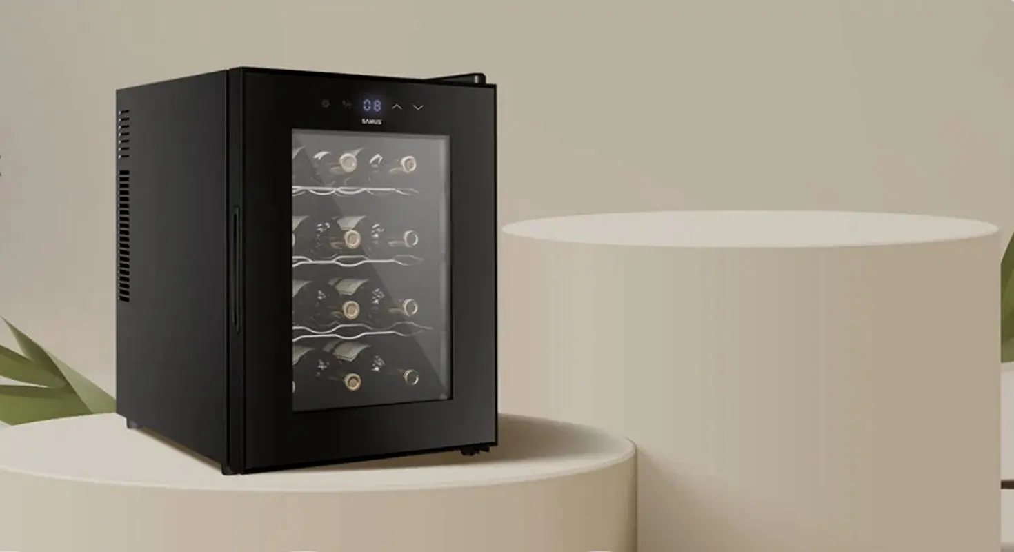 Vitrina de vinuri Samus SRV37CR12 (Black)