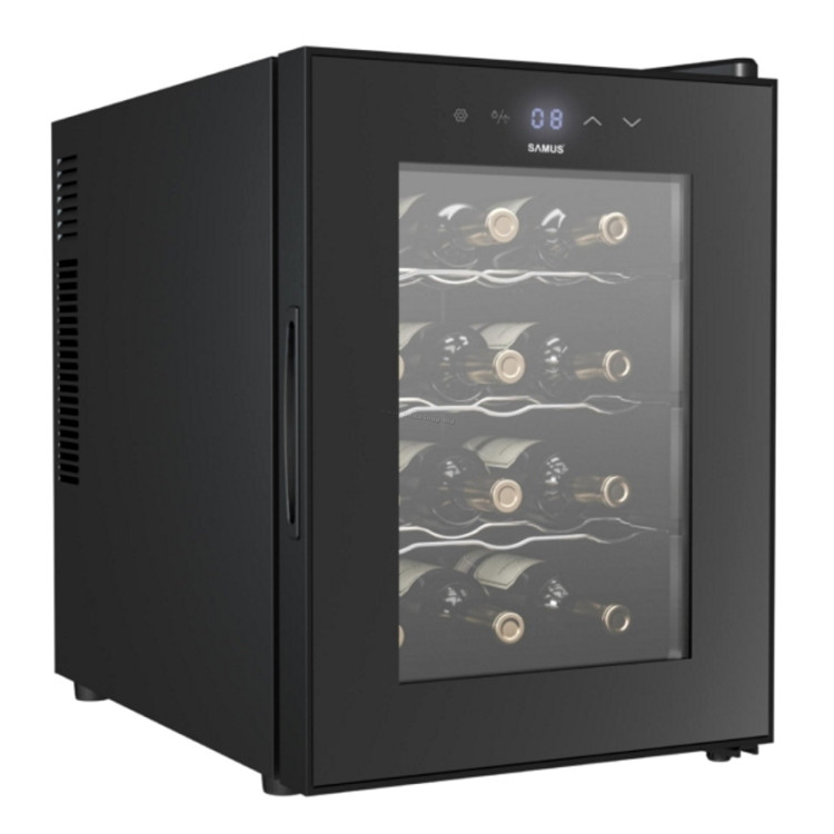 Vitrina de vinuri Samus SRV37CR12 (Black)