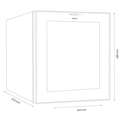 Vitrina de vinuri Samus SRV37LM12 (Black) Thumb