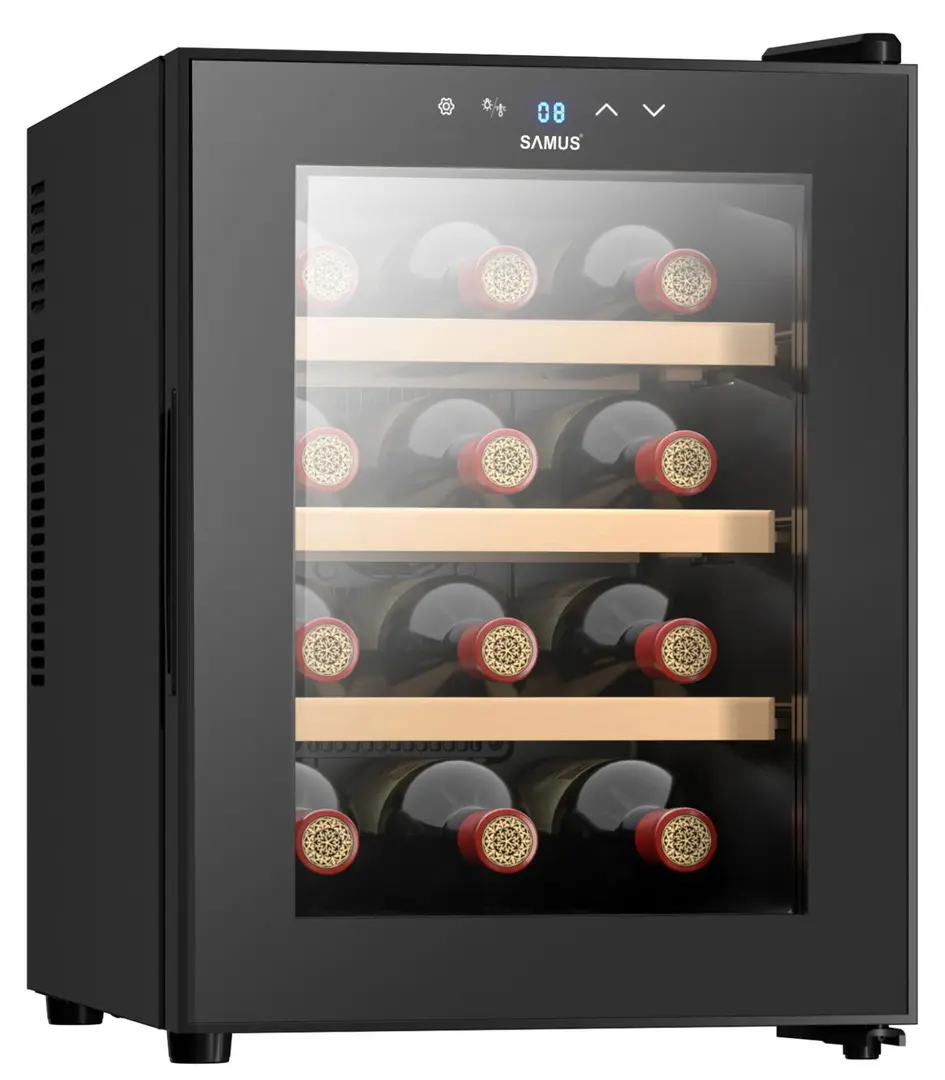 Vitrina de vinuri Samus SRV37LM12 (Black)