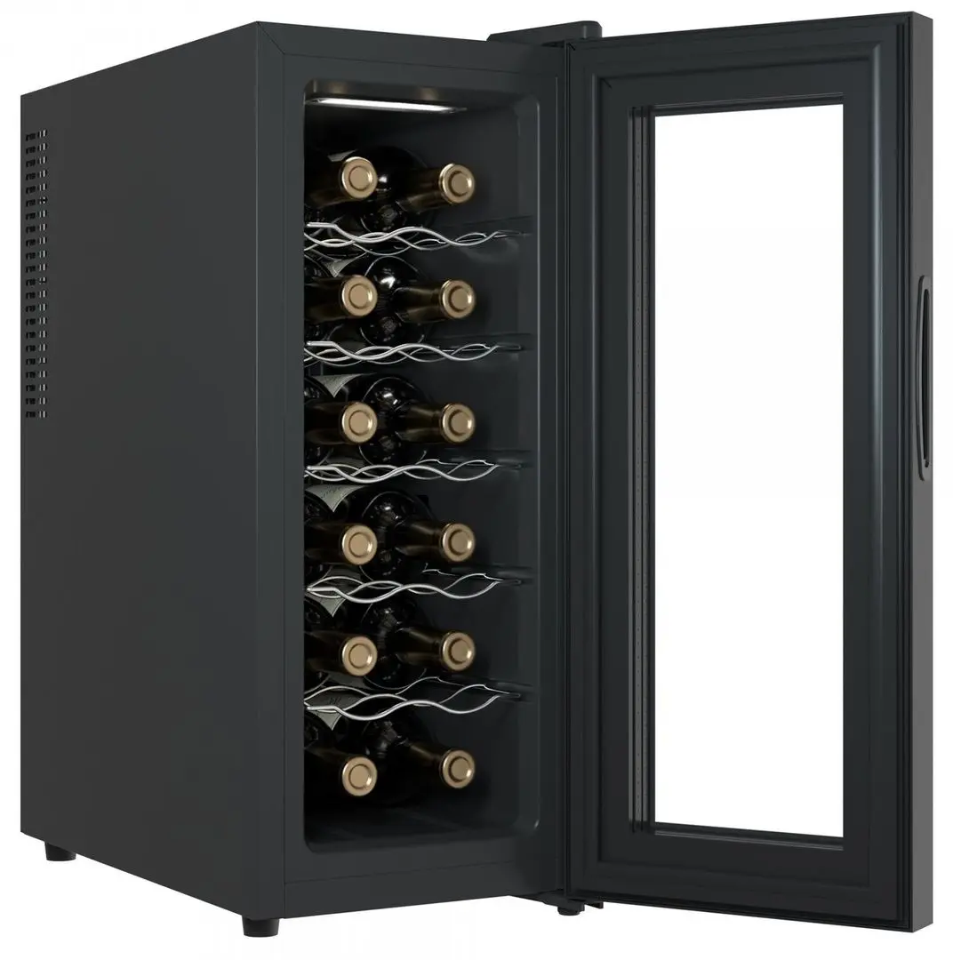 Vitrina de vinuri Samus SRV38CR12 (Black)