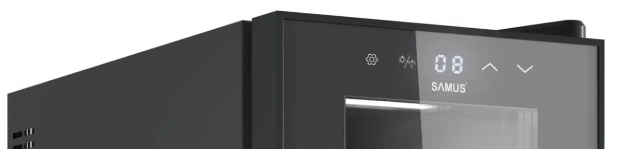 Vitrina de vinuri Samus SRV38CR12 (Black)