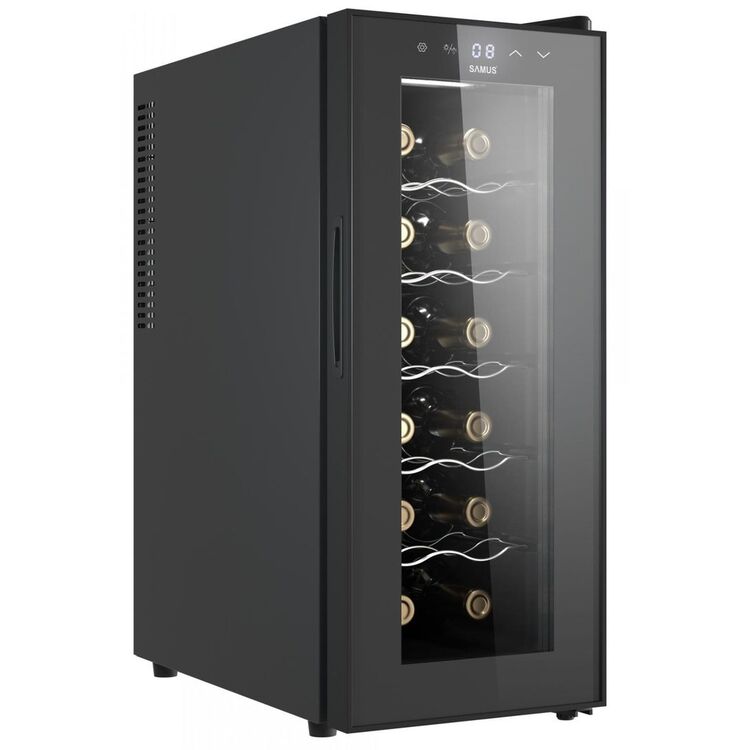 Vitrina de vinuri Samus SRV38CR12 (Black)