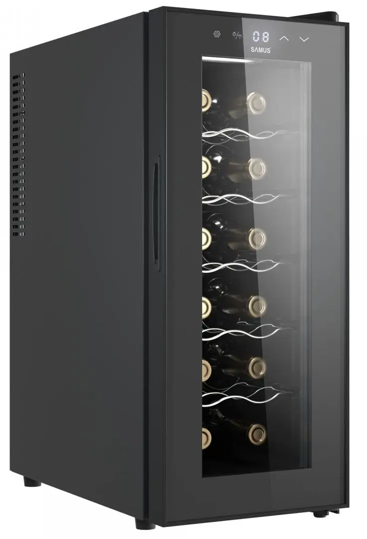 Vitrina de vinuri Samus SRV38CR12 (Black)