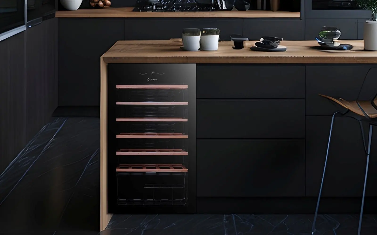 Vitrina de vinuri Starcrest SWN-9301 (Black)