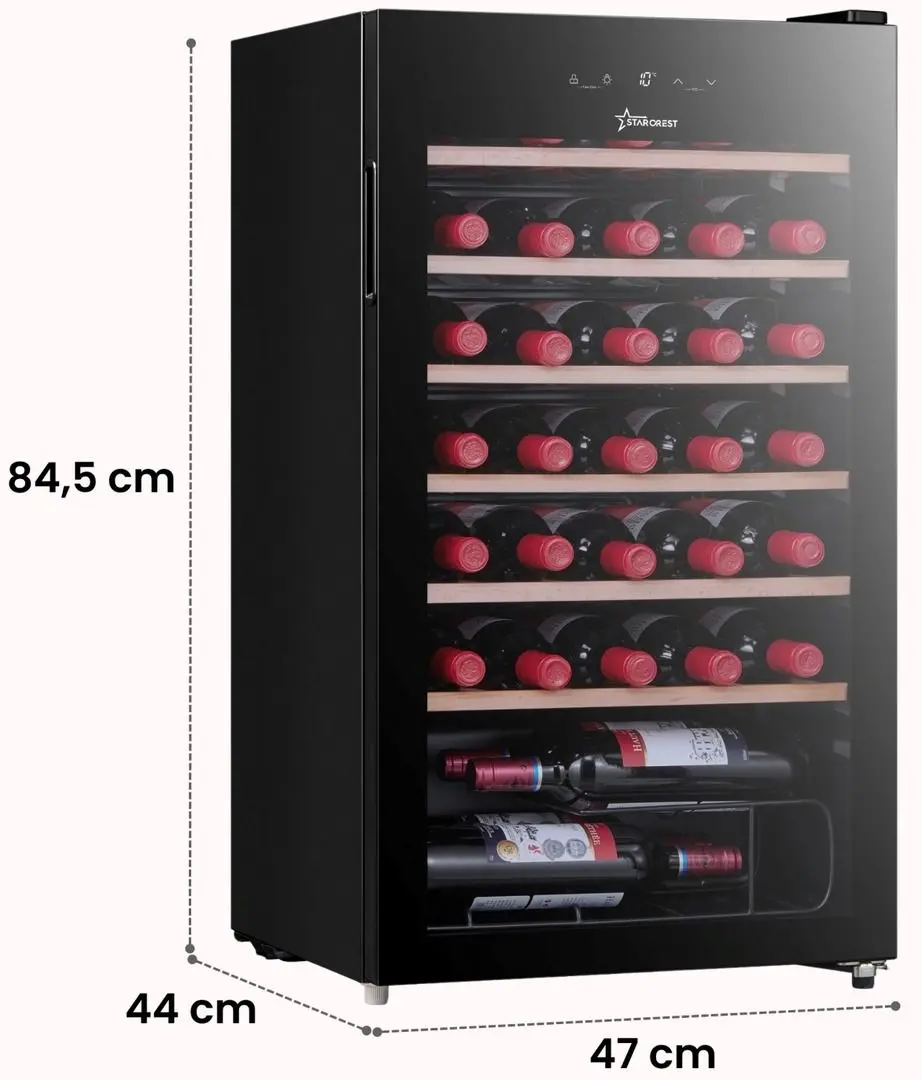 Vitrina de vinuri Starcrest SWN-9301 (Black)