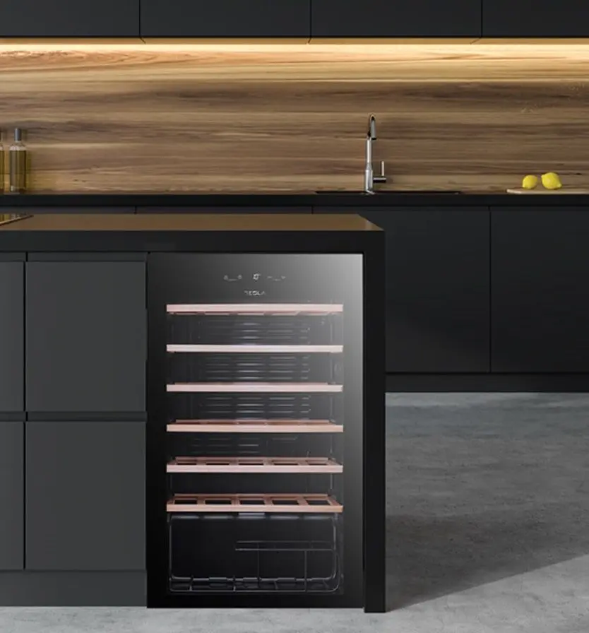 Vitrina de vinuri Tesla RW092M (Black) - 4
